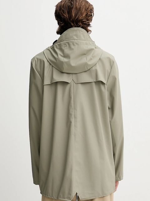 Rains kurtka 12010 Jacket kolor zielony przejściowa 12010