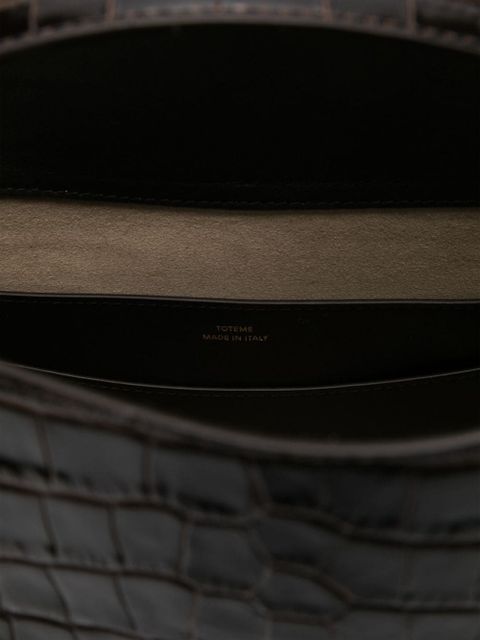 TOTEME T-Lock top handle bag - Brown