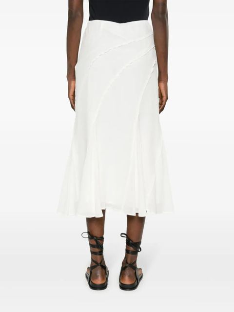 Cult Gaia Dallas high-waisted midi skirt - White