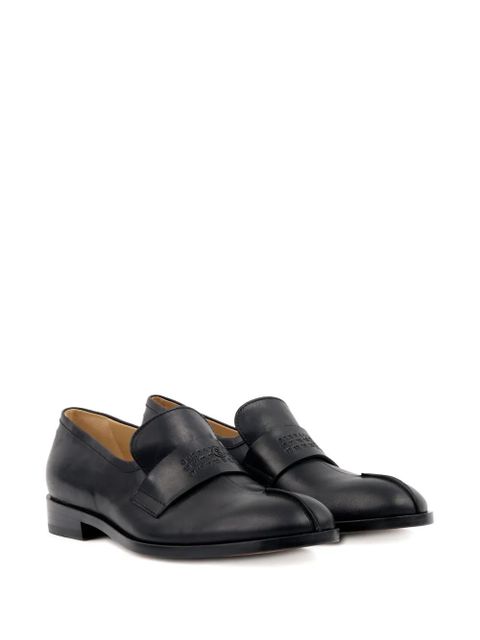 MM6 Maison Margiela Tabi leather loafers - Black - zdjęcie produktu nr 2