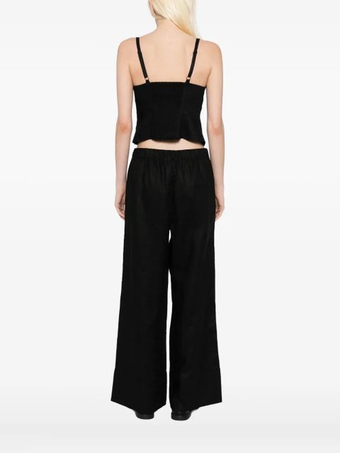 Reformation Eva linen top - Black