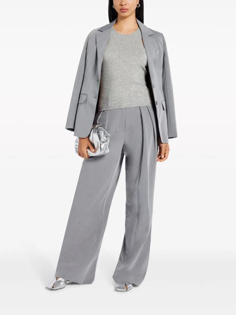 STAUD Ayana ribbed-knit tank top - Grey - zdjęcie produktu nr 2