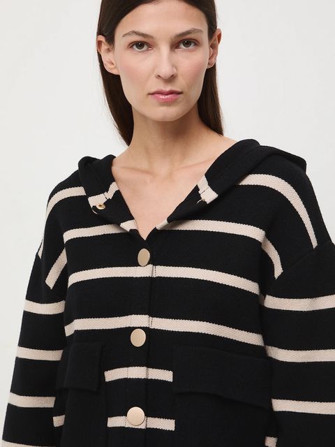 Medicine kardigan damski kolor czarny - zdjęcie produktu nr 1