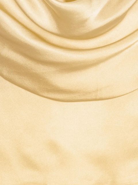 ROTATE BIRGER CHRISTENSEN waterfall chiffon blouse - Yellow