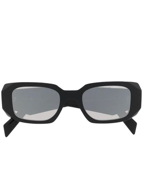Prada Eyewear logo-arm detail sunglasses - Black - zdjęcie produktu nr 1