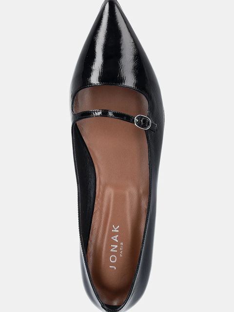 Jonak baleriny skórzane DIJON kolor czarny 3500167