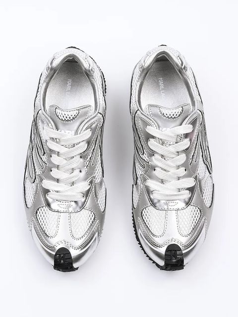 Karl Lagerfeld sneakersy VELOCETTE kolor srebrny KL63925