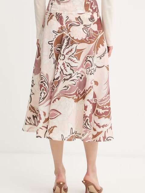 Marella spódnica lniana OSPITE