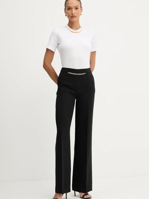 Elisabetta Franchi t-shirt bawełniany damski kolor biały MA02856E2