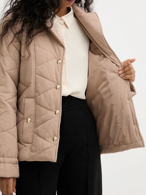 Liu Jo kurtka kolor brązowy przejściowa TA6225 T324A