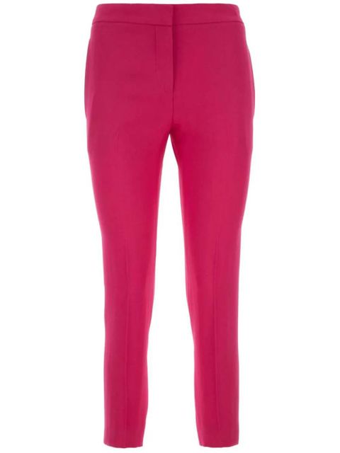 Alexander McQueen cropped straight-leg trousers - Pink - zdjęcie produktu nr 1