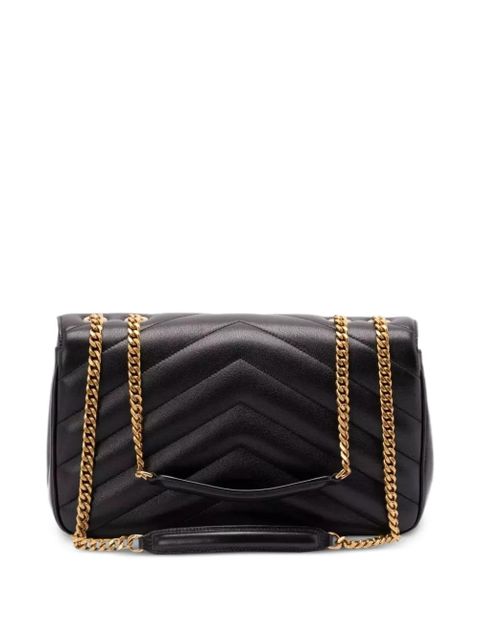 Saint Laurent medium Loulou matelassé shoulder bag - Black