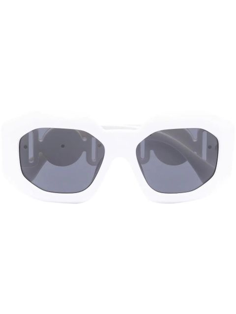 Versace Eyewear Biggie medusa-logo sunglasses - White - zdjęcie produktu nr 1