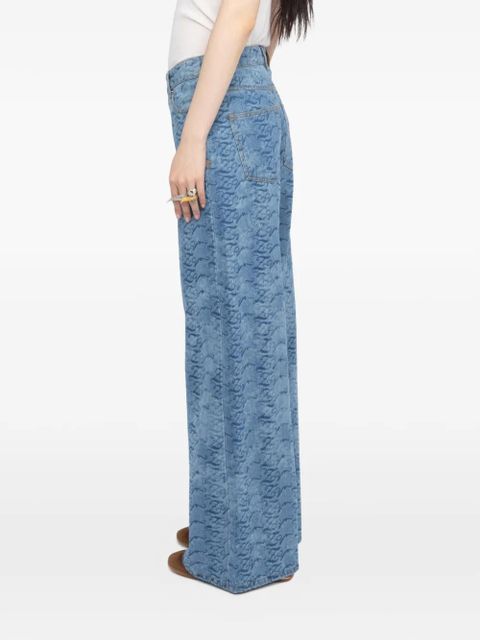 Zadig&Voltaire printed jeans - Blue