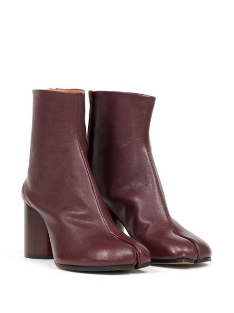 Maison Margiela Tabi 80mm leather ankle boots - Red - zdjęcie produktu nr 2