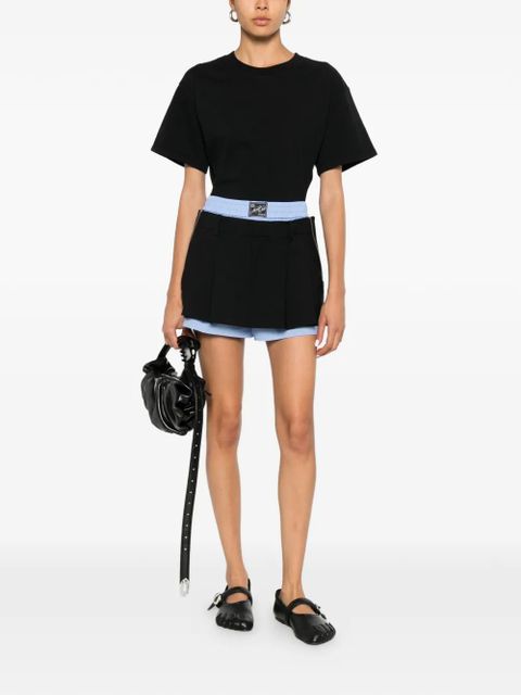 Alexander Wang layered pleated skorts - Black - zdjęcie produktu nr 2