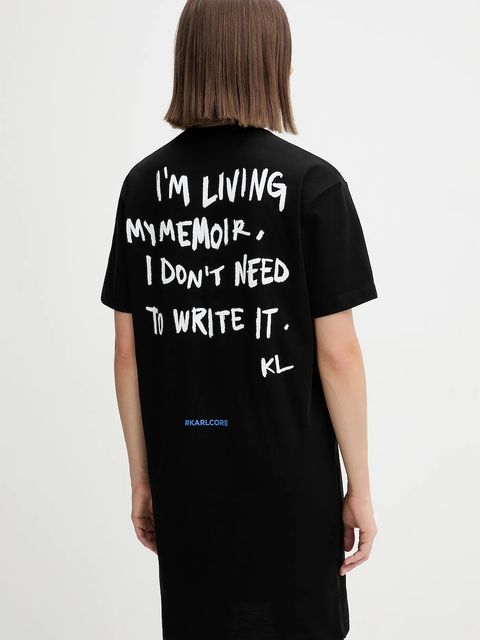 Karl Lagerfeld Jeans sukienka bawełniana