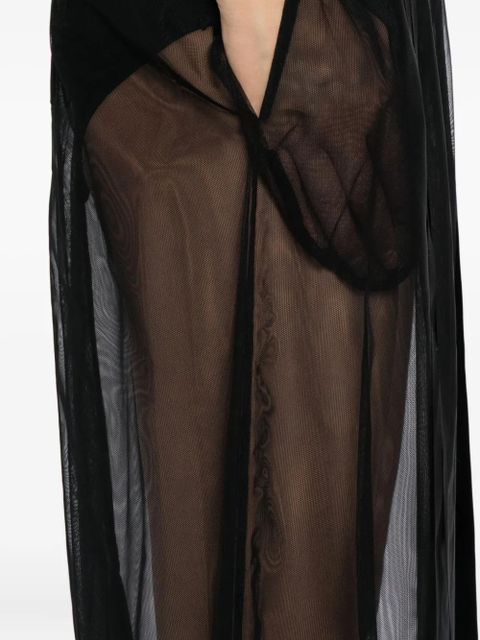 Simone Rocha ribbon-embellished skirt - Black