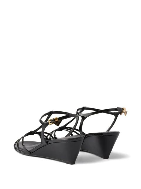 Prada leather sandals - Black - zdjęcie produktu nr 2