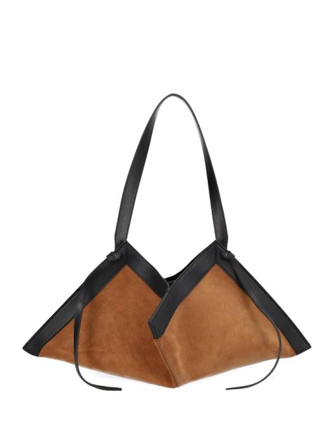 Yuzefi Wonton suede shoulder bag - Brown - zdjęcie produktu nr 1