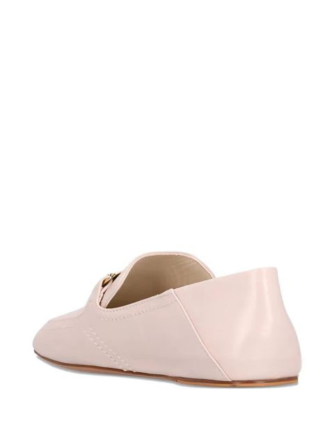 Ferragamo bar-detail leather loafers - Pink