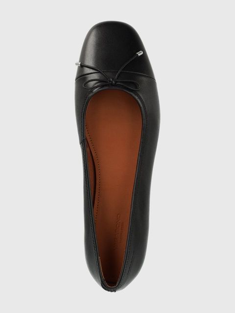 Vagabond Shoemakers baleriny skórzane JOLIN kolor czarny 5508.101.20