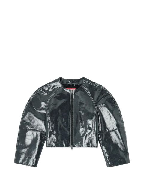 Diesel zip-up cropped jacket - Grey - zdjęcie produktu nr 1