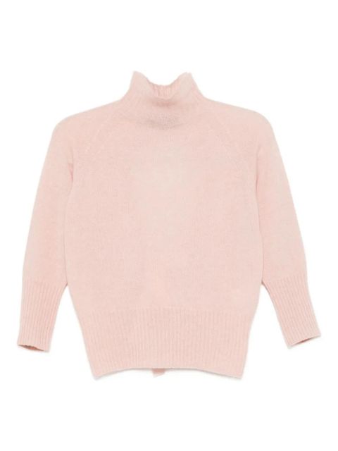 Simone Rocha cashmere turtleneck top - Pink