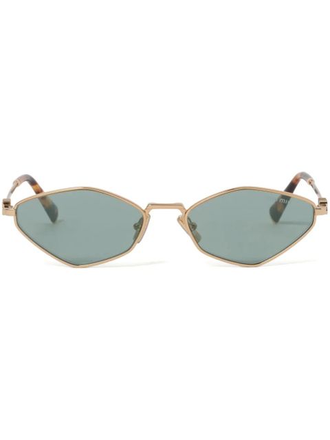 Miu Miu Eyewear Regard sunglasses - Gold - zdjęcie produktu nr 1