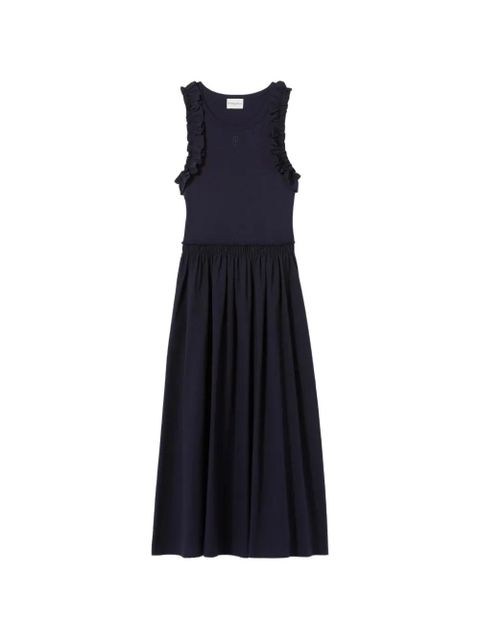 Claudie Pierlot ruffled midi dress - Blue - zdjęcie produktu nr 1