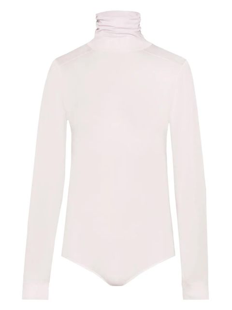 Maison Margiela four-stitch sheer bodysuit - Purple