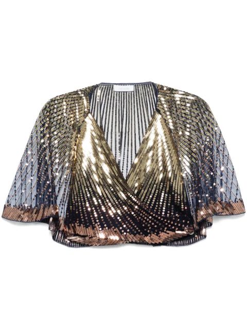 Rabanne sequin embellished blouse - Blue - zdjęcie produktu nr 1