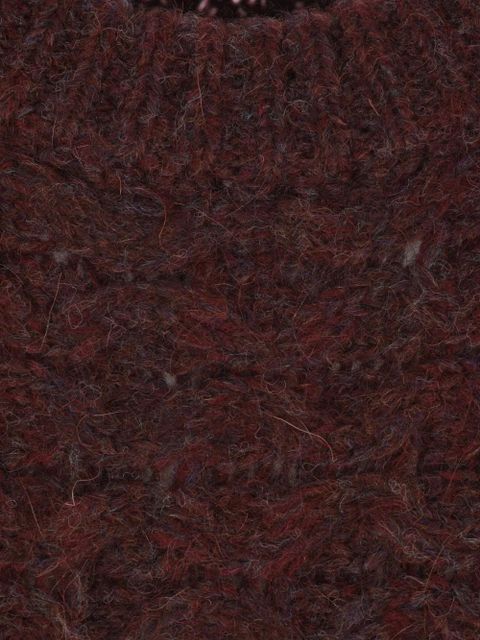 ISABEL MARANT cable-knit wool sweater - Red - zdjęcie produktu nr 2