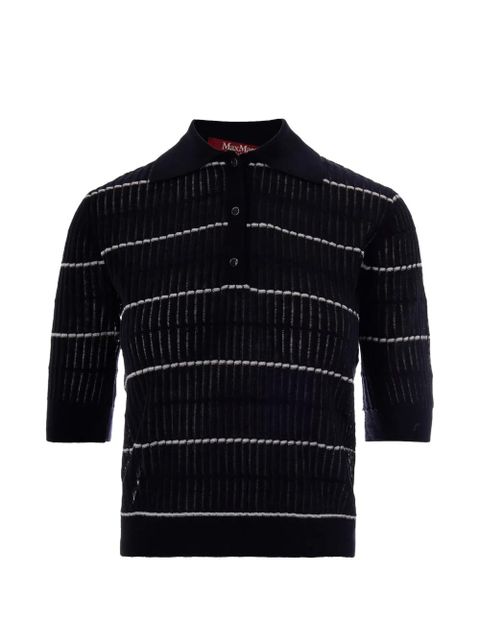 Max Mara striped knitted sweater - Blue - zdjęcie produktu nr 1