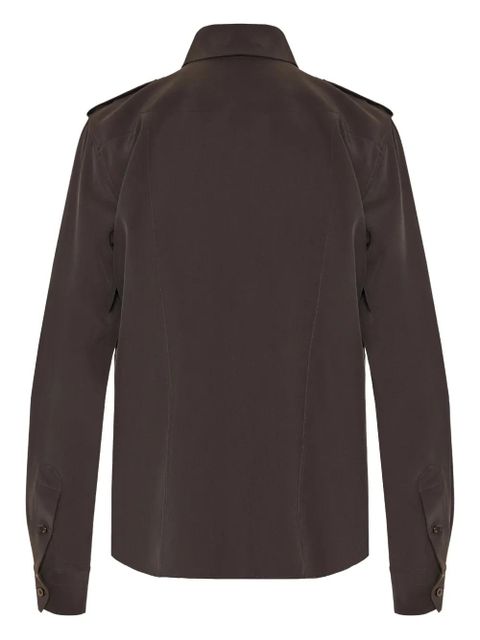 TOM FORD flap-pocket shirt - Brown - zdjęcie produktu nr 2