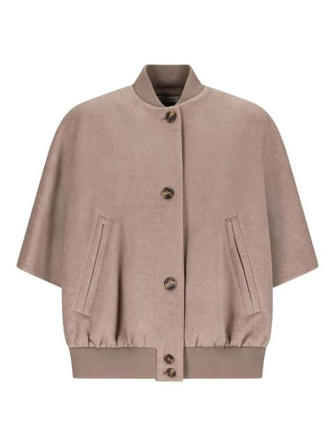 Max Mara Leticia button-fastening short-sleeved jacket - Neutrals - zdjęcie produktu nr 1