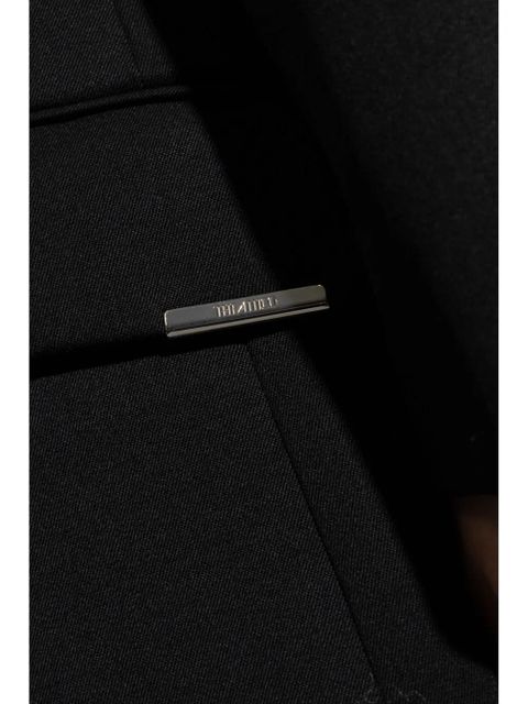 The Attico wool gabardine blazer - Black