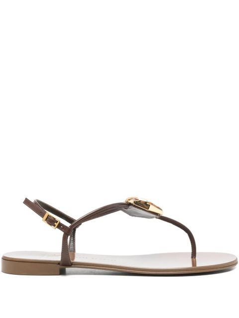 Giuseppe Zanotti leather sandals - Brown - zdjęcie produktu nr 1