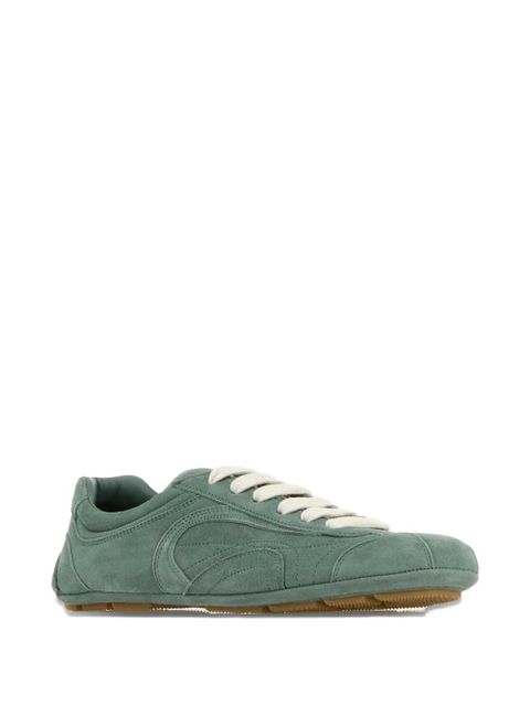 Prada Montecarlo suede sneakers - Green - zdjęcie produktu nr 2