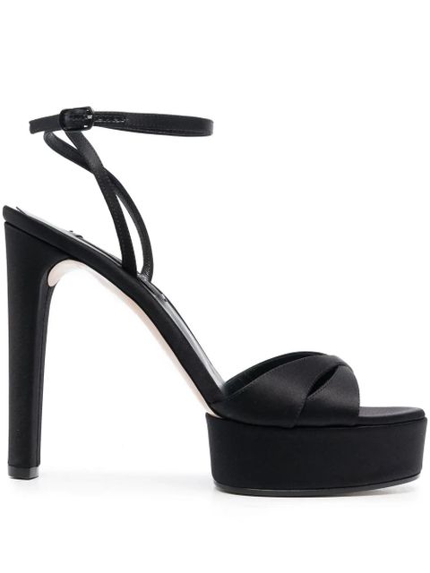 Casadei Flora 130mm sandals - Black - zdjęcie produktu nr 1