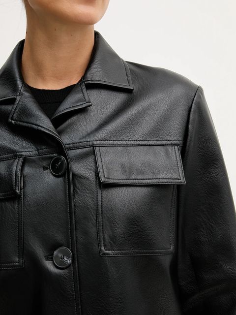 Sisley kurtka kolor czarny przejściowa 2RRDLN05U