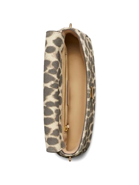 Tory Burch small Charlie suede shoulder bag - Neutrals