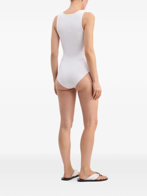 LouLou de Saison scoop-neck swimsuit - White