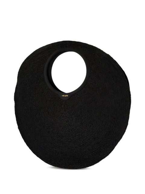 Cult Gaia circular-design shoulder bag - Black