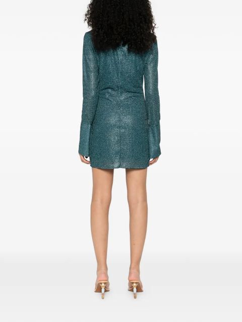 Oséree long-sleeve mini dress - Blue
