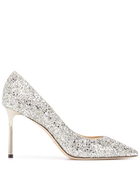Jimmy Choo Romy 85 pumps - Silver - zdjęcie produktu nr 1