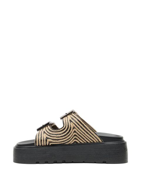 Casadei Birki platform sandals - Neutrals