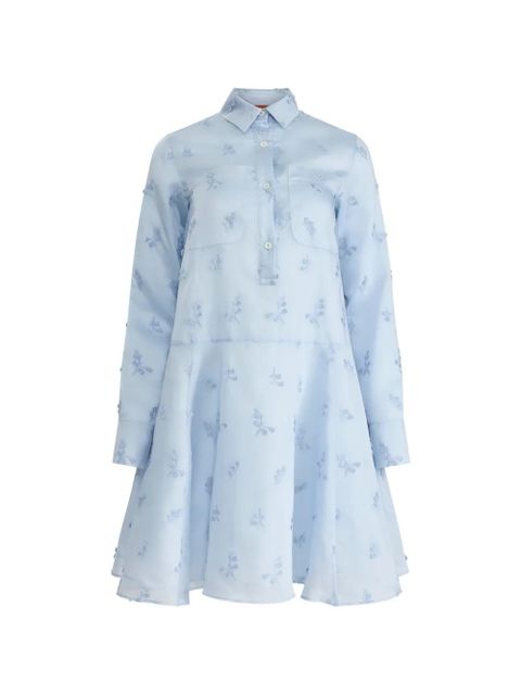 Altuzarra fil-coup flared dress - Blue - zdjęcie produktu nr 1