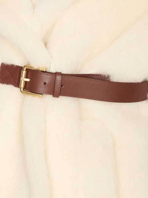 Max Mara double-breasted belted cape - Neutrals