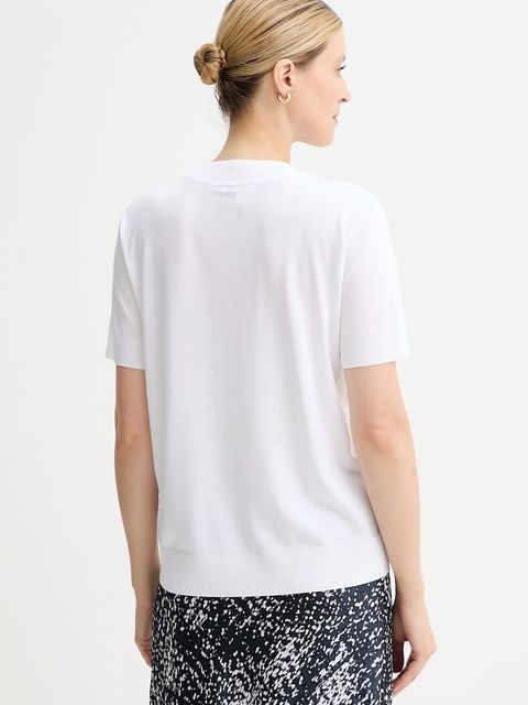 Calvin Klein t-shirt damski kolor biały LV044B206G